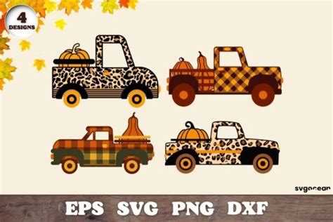 Fall Truck Keychain Svg Bundle Graphic By SvgOcean Creative Fabrica