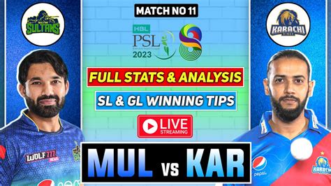 LIVE MUL Vs KAR Dream11 Prediction MUL Vs KAR Dream11 YouTube