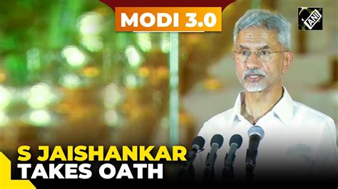 Modi Dr S Jaishankar Took Oath As Union Cabinet Minister Pm