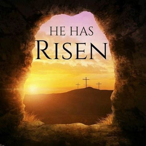 by Justine Beal on Easter | Jesus is risen, He has risen, Happy ...