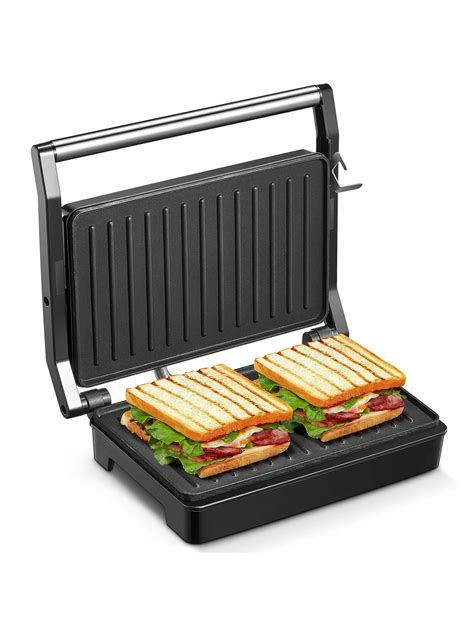 Cozeemax Panini Press Grill Compact Size Gourmet Sandwich Maker With