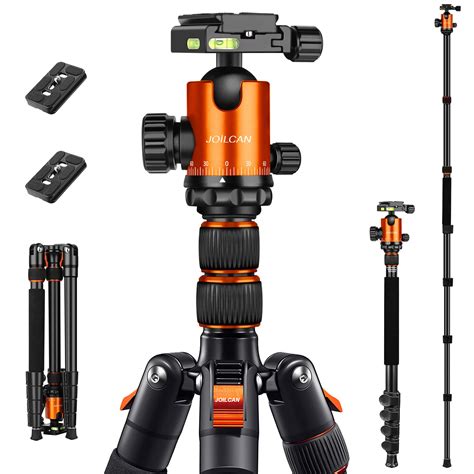 Tripod for Camera, 81" Camera Tripod Stand, 83 inches DSLR Tripods & Monopods, Heavy Duty Travel ...