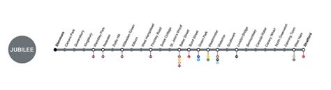 Jubilee Line Stations Map