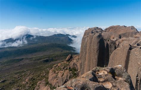 The Summit Of Pico Das Agulhas Negras Black Needles Peak At M