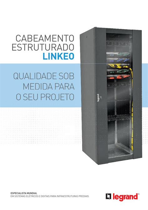 PDF CABEAMENTO ESTRUTURADO LINKEO Legrand Br Entrada De Cabos