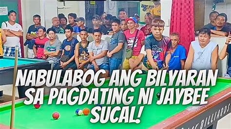 Nabulabog Ang Bilyaran Sa Pagdating Ni Jaybee Sucal YouTube