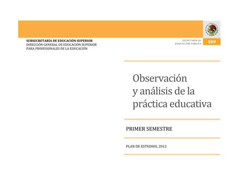 Observacion Y Analisis De La Practica Educativa Lepri PPT