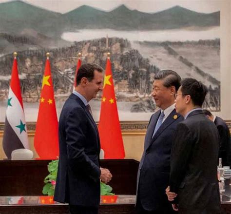 Xi Et Assad Lancent Un Partenariat Strat Gique Chine Syrie Fond Sur L