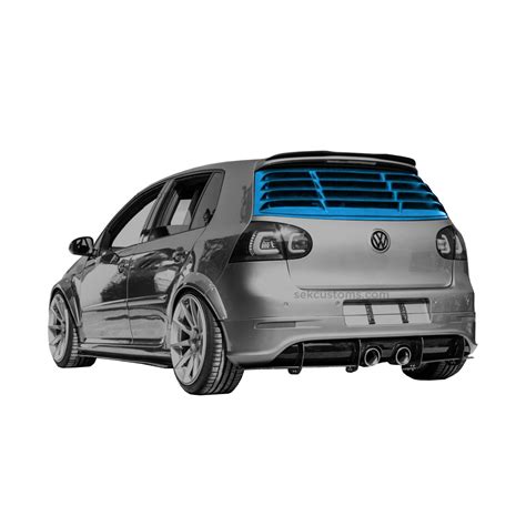 Volkswagen Golf Mk Rear Window Louver Off