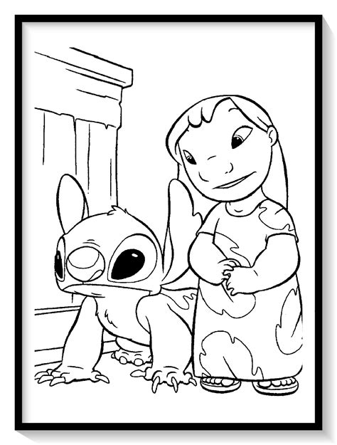 27 Dibujos De Lilo Y Stitch Para Colorear Y Disfrutar Bebeazultop