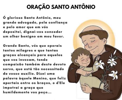 Oração Santo Antônio Mundo Mensagens