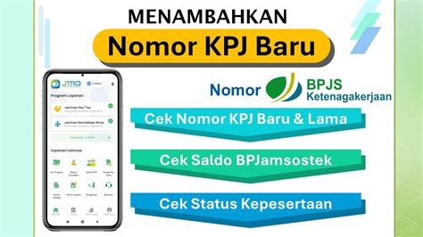 Cara Menambahkan Nomor Kpj Bpjs Ketenagakerjaan Di Aplikasi Jmo Youtube