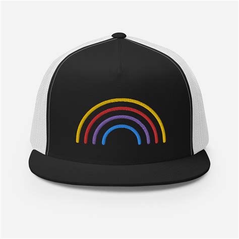 Mesh Rainbow Hat LGBTQ Hat Gay Pride Hat Pride Hat Etsy