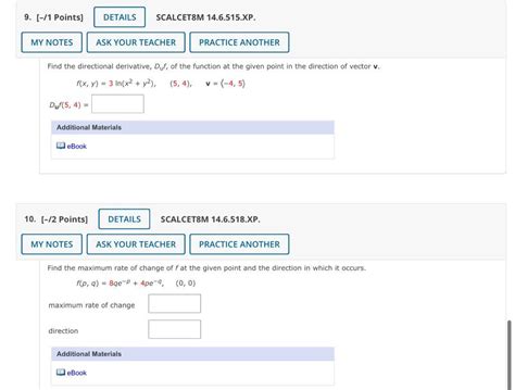 Solved Points Details Scalcet M Xp My Chegg