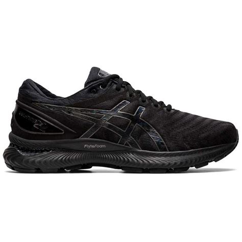 Asics Gel Nimbus 22 Black buy and offers on Runnerinn