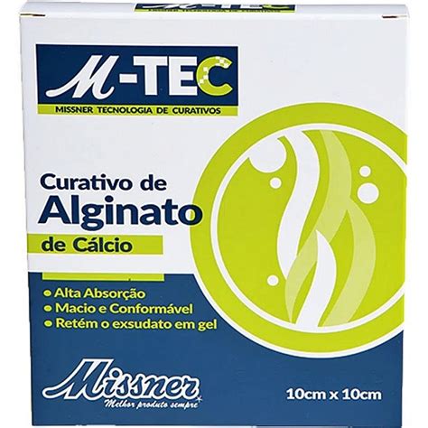 Curativo De Alginato De C Lcio E Prata M Tec Cmx Cm Missner