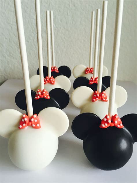 Minnie Mouse Cake Pops Mini Mouse Cake Pops, Cake Pops Mickey Mouse ...