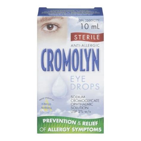 Cromolyn Sodium Ophthalmic Solution Plastic Bottle 5 10 Ml