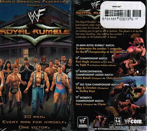 WWE WWF Royal Rumble 2001 Steve Austin K Angle Rock Chyna New Wrestling