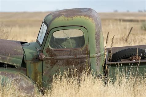 An Old Rusty Farm Truck Stock Image Everypixel