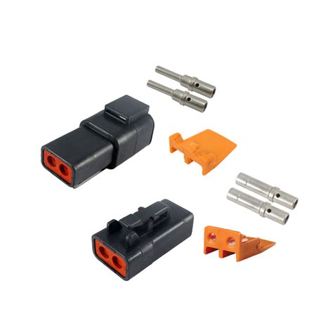 Dtp Series Deutsch Plug And Receptacle Connector Kit Size Contacts