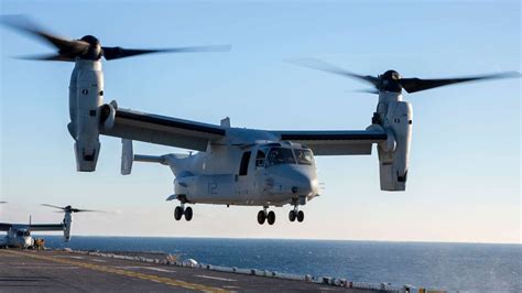 The Bell Boeing V Osprey Is Tiltrotor Military Aircraft With Vtol