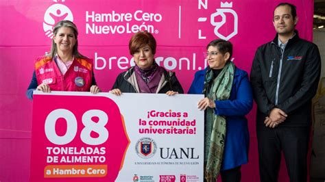 Uanl Dona Toneladas De Alimentos Para Estrategia Hambre Cero En