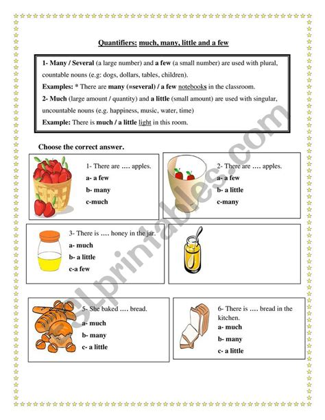 Quantifiers 1 ESL Worksheet By BANENE