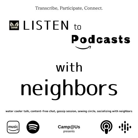 Ep2 Listen To Podcasts With Neighbors はじめる Radio キャンパス Listen