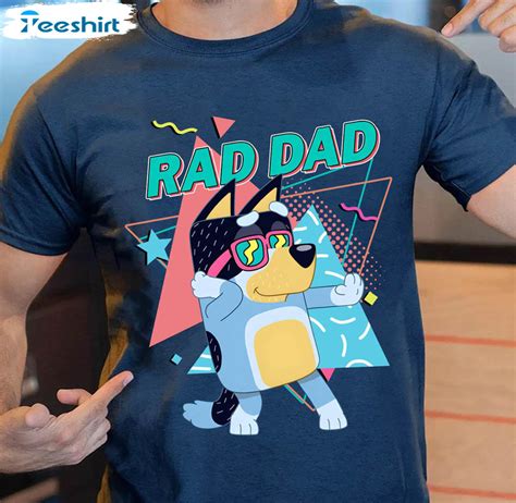 Bluey Rad Dad Shirt - 9Teeshirt