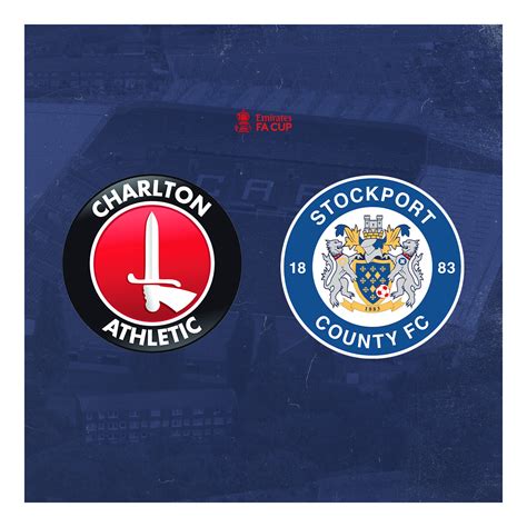 Date Confirmed For Charlton FA Cup Tie Stockport County