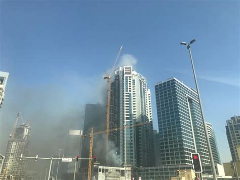 Fire Breaks Out In Dubai S Business Bay Uae Gulf News