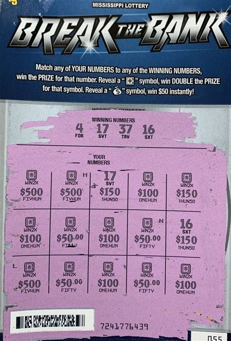 Vicksburg Woman Wins K Mississippi Lottery