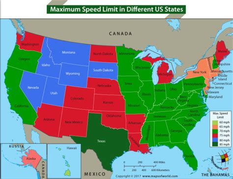 What is the Maximum Speed Limit in the United States? - Answers