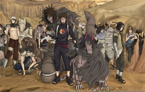 Wallpaper game, naruto, monkey, naruto shippuden, karasu, black ant, kuroari, puppet, snake ...