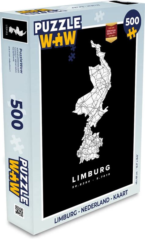 Puzzel Limburg Nederland Kaart Legpuzzel Puzzel Stukjes