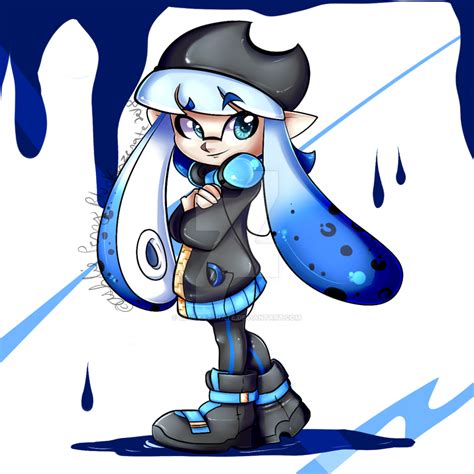 Splatoon Blue By Bluekazenate On Deviantart