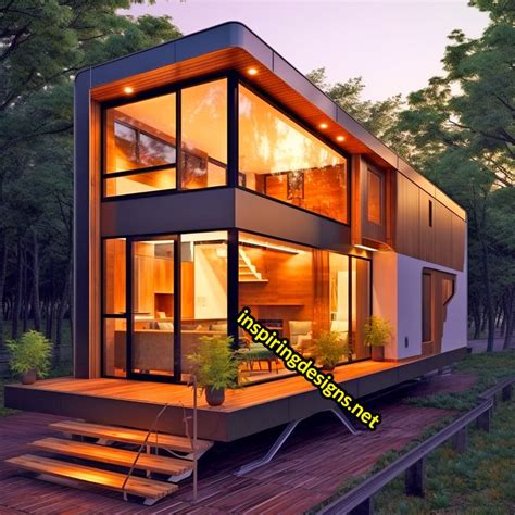 Luxury Modern Tiny Homes With Stunning Windows And Decks