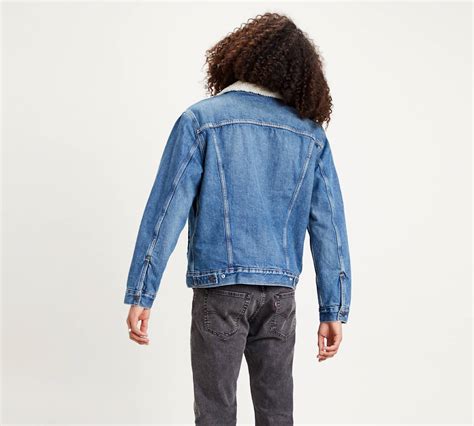 Type Iii Sherpa Trucker Jacket Blue Levis® De