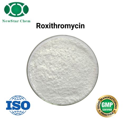 Roxithromycin CAS80214 83 1 Pure Pharmaceutical Raw Material With GMP