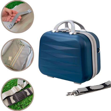 Bolsa Necessaire Porta Maquiagem Higiene Organizador Viagem Rigido