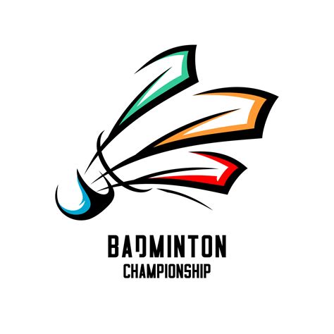 vector de logotipo de bádminton 8579214 Vector en Vecteezy