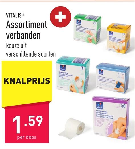 Vitalis Assortiment Verbanden Per Doos Promotie Bij ALDI