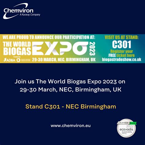 The World Biogas Expo Birmingham Uk Chemviron