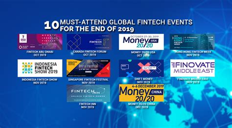 10 Major Global Fintech Events For The End Of 2019 Fintech Singapore