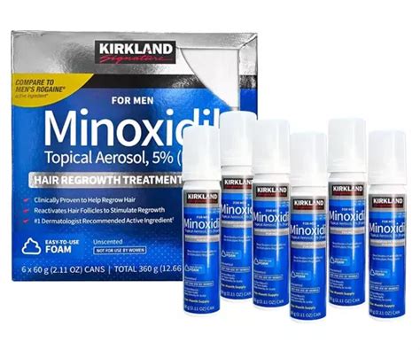 Kirkland Signature Capilar Anticaída Pack 6 360g Topico En Aerosol 5