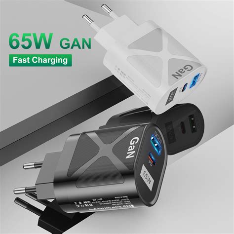 Uslion W Gan Wall Charger W Usb C Pd Pps W Usb A Qc Fast