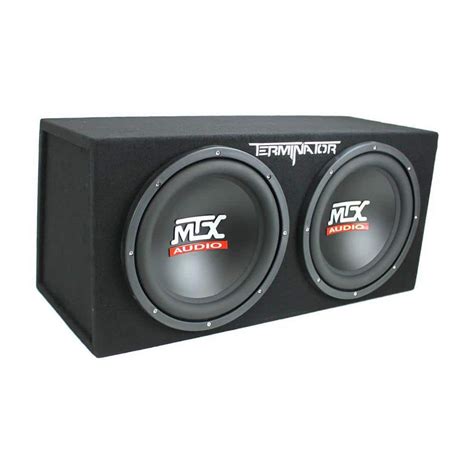 Mtx Audio Tne D In Watt Car Audio Dual Loaded Subwoofer Box