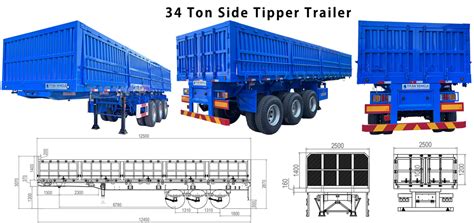 Ton Side Tipper Trailer For Sale In Zimbabwe