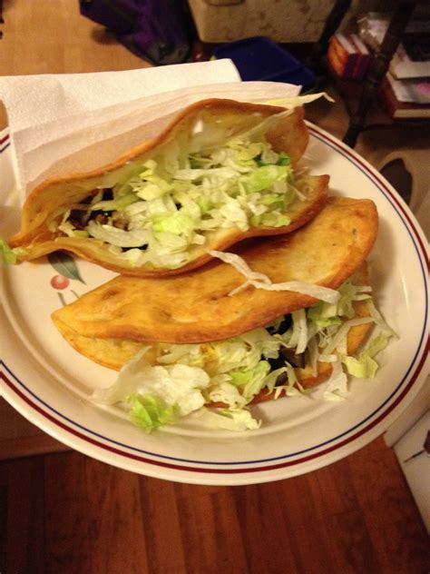 fried flour tortilla shells